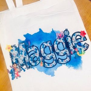 Personalized totes for Halloween treat bags!